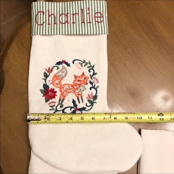 Will personalize for you!  Handmade embroidered  Boho Noel Christmas stockings - Picture 8 of 8